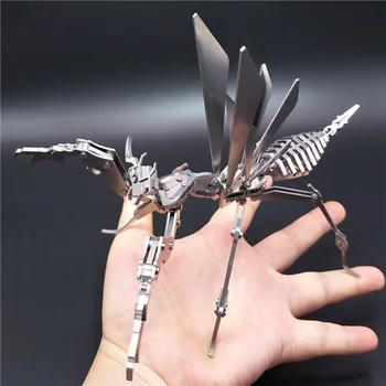 DIY Sestavite Model Komplet 3D Nerjavečega Jekla Skupščine Snemljiv Model Okraski - Bogomolke Vojne Scorpion Božično Darilo
