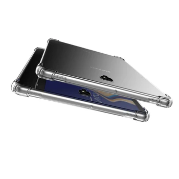 Funda Samsung Galaxy Tab S6 10.5 2019 SM-T860 SM-T865 shockproof pregleden mehki silikonski primeru prilagodljiv odbijač zadnji pokrovček