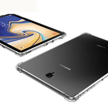Funda Samsung Galaxy Tab S6 10.5 2019 SM-T860 SM-T865 shockproof pregleden mehki silikonski primeru prilagodljiv odbijač zadnji pokrovček