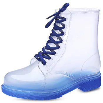 2020 Moda cev dame Martin dež čevlji kuhinja jelly dež čevlji dekleta non-slip vode čevlji korejski vrhnji gume športni copati