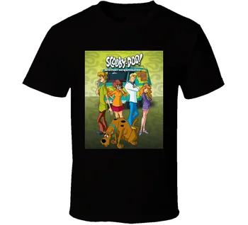 New Scooby Doo Anime Film In Tv Show Plakat moška T-Shirt Obleko Velikosti S-2Xl blagovna Znamka Modnih Tee Majica