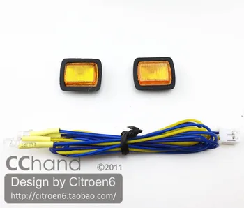 CChand Sprednji izklopite Signala sveti Lučka 1/10 Tamiya CC01 Wrangler z LED 1:10 RC Avto Igrača