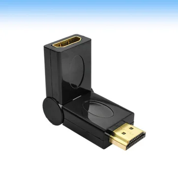 10Pcs HDMI Moški-Ženska MF 180 90 Stopinj Zavrtite Vrtljivi Zložljiva Adapter Pretvornik Za Xbox 360 za PS4 PS3 Igra TV