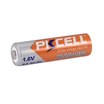 PKCELL Baterije za ponovno Polnjenje NIZN Baterije AAA 900mWh 4Pcs in 4Pcs AA 2500mWh z 2Pc Baterije, Shranjevanje Primera za AA AAA Batteria