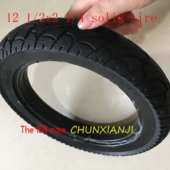Dobra kakovost 12 1/2X2 1/4 trdna pnevmatike 12 1/2*2 1/4 tubeless pnevmatika za vozila električni skuter non - napihljivi eksplozijam