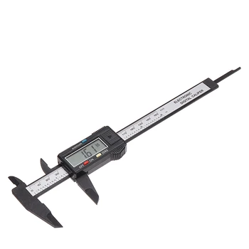 Digitalni iz Nerjavečega Jekla Vernier Čeljusti je 150 mm 6inch Mikrometer za Merjenje Orodje Merilniki LCD Elektronski Vernier Čeljusti Orodja