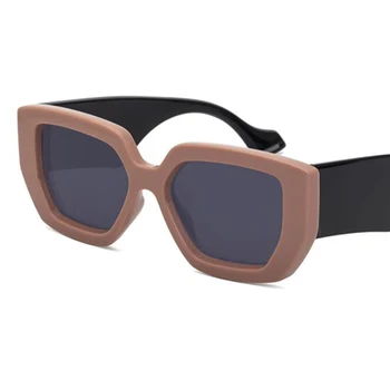 Nepravilna Črni Kvadrat sončna Očala Moških Milan Fashion Week 2020 Luksuzni Oblikovalec blagovne Znamke Slaven Odtenki Debel Okvir Očal je UV400
