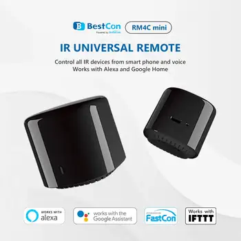 Broadlink Con RM4C Mini Univerzalni IR Audio Video Remote Control Pametnega Doma WiFi Oddaljeno Vozlišče Združljiv z Alexa googlova Domača stran