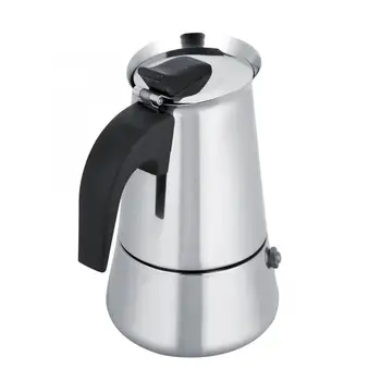 Prenosni Espresso aparat za Kavo 100 ml 200 ml 300 ml 450 ml Moka Lonec iz Nerjavečega Jekla, Kava Brewer grelnik vode Pot