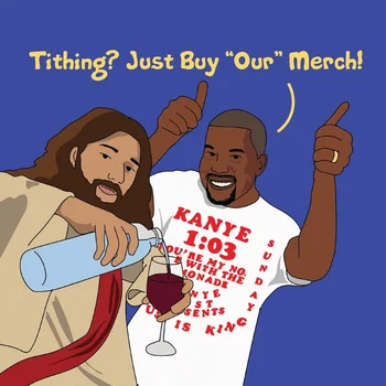 Poletje Slog, Kanye West, Sezona 1:1 Jezus Je Kralj Offset Tisk Ženske, Moške majice s kratkimi rokavi tees Hiphop Moških Bombaž majica Preobsežne
