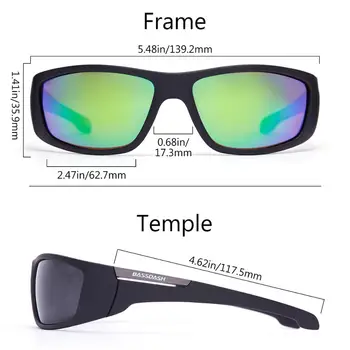 Bassdash V02 Polarizirana UV Zaščite, sončna Očala za Ribolov, Kajakaštvo, ki Teče Vožnje Pohodništvo, Šport sončna Očala za Moške in Ženske