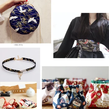 Rdeča Koi Bombaž Porjavelost Tkanine, Precut Šivanje Mozaik Tkanine Za DIY Kostum Nakit Mozaik Quilting Japonski Tkanine