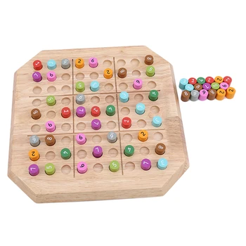 Lesene Sudoku Igre, Šah Kakovost Lesene Puzzle Izobraževalne Igrače Za Otroke Inteligence Razvoj Puzzle Igre, Igrače Odbor Gam