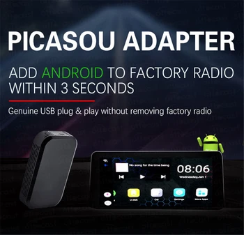 Novo OTTOCAST U2-Smart Wireless CarPlay Adapter AI POLJE 2+16 G Za Mercedes-Benz Audi, BMW in različnih blagovnih znamk