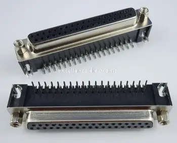 10 Kos D-SUB 37 Pin Ženski pravim Kotom PCB Priključek 2 Vrstic