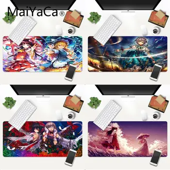 MaiYaCa 2020 Novo Touhou anime mouse pad igralec igra preproge Gaming Miška Mat xl xxl 600x300mm za Lol world of warcraft