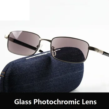 Cubojue obravnavi očala stekla moških photochromic moški dioptrije očala okvirji kameleon anti razmislek UV400