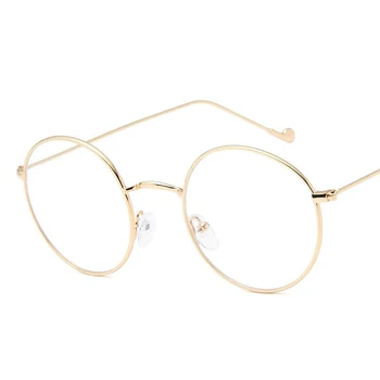 RBRARE 2021 Letnik Okrogla Kovinska sončna Očala Ženske Pregleden Leče Očala Lady Retro Očala Lunette De Soleil Femme UV400