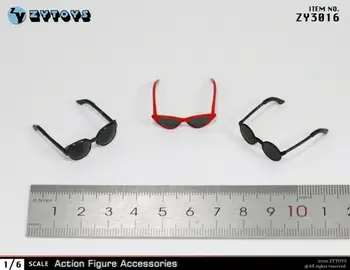 ZYTOYS 1/6 obsega nov slog moška sončna očala nastavite ZY3016 ženski model fit 12 inch dejanje slika dodatki