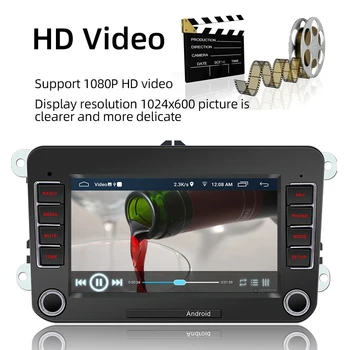 VODOOL Avto Radio Večpredstavnostna Video Predvajalnik Navigacija Android 10 2 din dvd, Bluetooth, WiFi, GPS Navigacija Auto Stereo