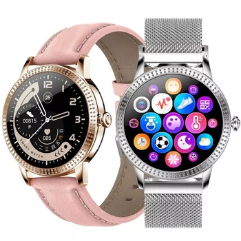 Ženske Smartwatch IP67 Nepremočljiva Ure Krvni Tlak Monitor Srčnega utripa Tracker Pametna Zapestnica Za Samsung Xiaomi Huawei CF18