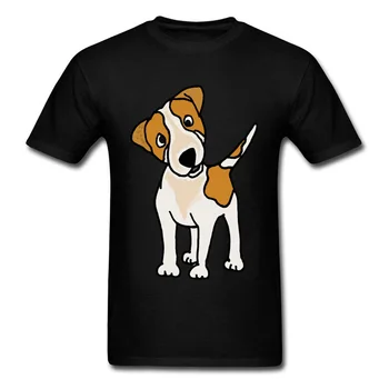 Kawaii Živali, Hišne živali, moška T-Shirt Kul Smešno Kuža Jack Russell Terier Pes Tshirt Welsh Corgi Srčkan Študent Bombaž Vrhovi T-Shirt