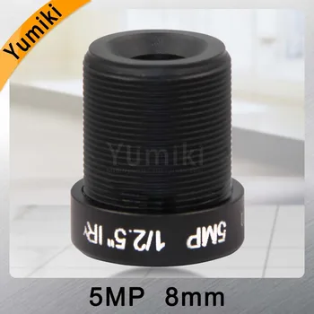 Yumiki 5.0 Megpixel M12 MTV 8 mm 5MP HD CCTV kamere Objektiv Kamere IR HD Varnostne Kamere Objektiv Omejeno Iris