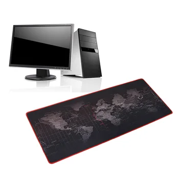Novi Anti-Slip Zemljevidu Sveta Hitrost Igre Mouse Pad Gaming Mat Velikosti Za Laptop PC DOM668