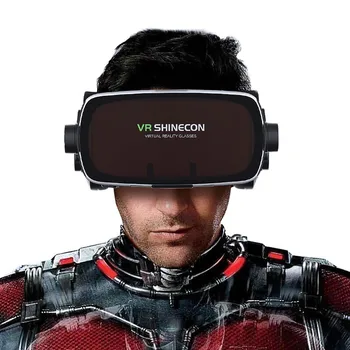 Čelade Headset VR Shinecon Gerceklik Virtualne Realnosti 3D Očala Čelada, zaščitna Očala, 3 D Google Karton Za Telefon Pametni M