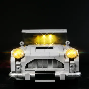 LED Luči Komplet Za 10262 Ustvarjalca Jame Obveznic Aston Marting DB5 Svetloba Nastavite Združljiv Z 21046 (NE Vključuje Model)