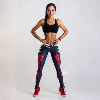 SALSPOR Nove Ženske Tiskanja Dokolenke Metulji Digitalni Tisk Visoko Pasu, Slim Fit Fitnes Legging Priložnostne Šport Hlače Ženske