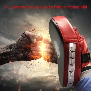 PU Usnje Dihanje Muay Thai Kickboxing Usposabljanje Prenosni Odporne na Obrabo Boksarske Rokavice Pad Sandbag Boj Izsekavanje Mitt
