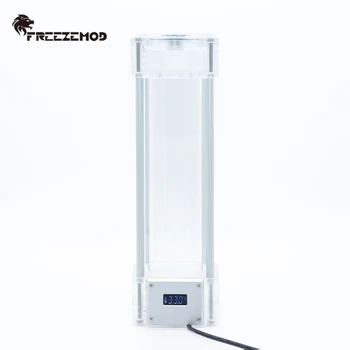 FREEZEMOD kvadratnih akril rezervoar za vodo 2020 LCD prikaz temperature Aurora Simfonični avro. PM-WDX5V