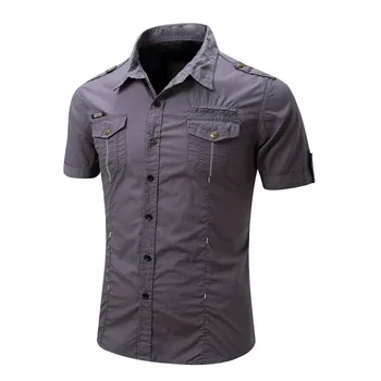 Blagovne znamke 2020 Nova moška Majica Tovora Vojaški Slog Majica Poletje Priložnostne Trdna Bombaž Mens Majice Velikosti S-3XL camisa masculina