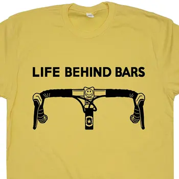 Majica Kratek Rokav Kolo Življenja Za Rešetkami T Shirt Smešno Street Biker Tshirt Pravi Slogan Perioda Triatlon