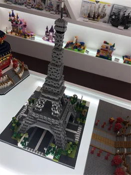 YZ 3D Ustvarjalne Arhitekture Opeke Mirco Pariz, Eifflov Stolp blokov, Rusija Moskva Vasilij Katedrala igrače Za Otroke, Izobraževalne igrače