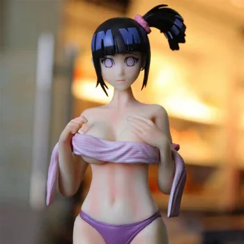 25 CM Anime Naruto Hyuuga Hinata Kopalke Bathhouse Kip PVC figuric Okraski Zbirka Igrač Za Anime Ljubimec Figur