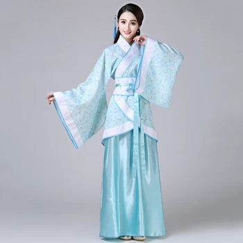 Kitajsko Novo Leto Kostum za Lady Starodavno Kitajsko Obleko Ženske Tradicionalni Etnični Kostum Plesalka Ženska Stranka Obleke