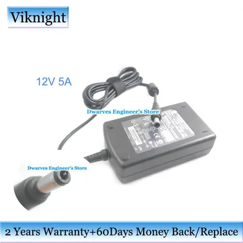 Resnično DJ-120500-SA SSA-0601S-1 12V 5A Napajanje adpater za lcd V170 V150 Q170 Q170B lcd PREHOD LCD TV polnilnik ac adapter