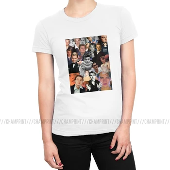 Ženske Leonardo Dicaprio Kolaž T-majice Romeo in Julija Ljubezen Film Tshirt Moda Tee Majica Vrhovi Letnik Ženska Oblačila