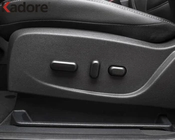 Za Ford kuga Pobeg 2017 2018 2019 ABS Mat Notranjost Sedež Prilagoditev Stikalo Gumb za Kritje Trim Avto Styling Dodatki