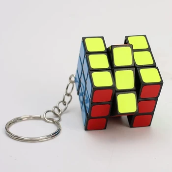 Najcenejši 3x3x3 ZCUBE Mini 3. da Keychain Čarobno Cubing Hitrost Puzzle Izobraževalne Igrače Za Otroke, Otroci