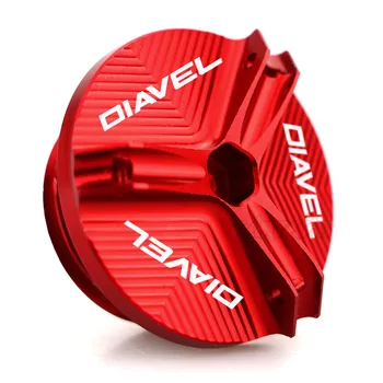 DIAVEL CNC Aluminija Motorja Čep Filtra za Gorivo Pokrov Skp motorno kolo, Oprema za Ducati Diavel Ogljikovih AMG Strada XDIAVEL S