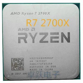 AMD Ryzen 7 2700X CPU Procesor 8Core 16Threads AM4 4.3 GHz, 16 MB TDP 105W Cache 14nm DDR4 2667MHZ R7 2700X Namizje