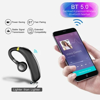 K06 Moda Brezžična tehnologija Bluetooth Poslovnih Slušalke Slušalke Slušalke 300mAh Super Dolgo Pripravljenosti Za IOS In Android Pametni telefon