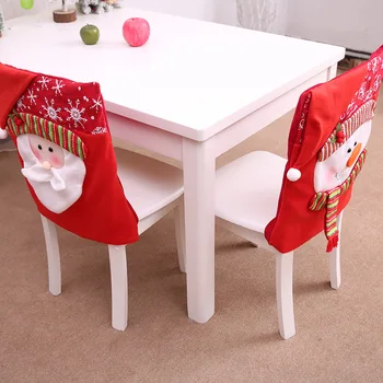 2020 božični dekor Santa Snjegović Kuhinjsko Mizo, jedilni stol zajema Počitniških Domov Stranka Dekoracijo fundas par sillas de comedor