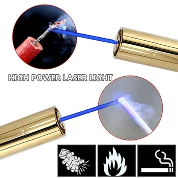 Najmočnejši 500000mw 500w 450nm Modri Laser Nasvetov Svetilka Opekline Tekmo Svečo Prižgal Cigareto Zlobne LAZER Baklo Lov