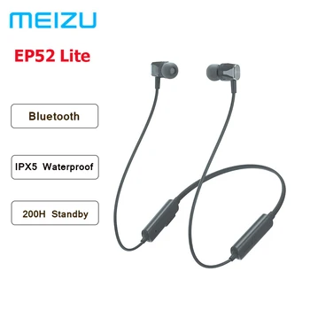 Meizu EP52 Lite Bluetooth Slušalke IPX5 Nepremočljiva 8 Ur Baterije Šport Magnetni Neckband Slušalke