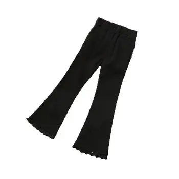 VIDMID Nove otroške hlače sežgati hlače čipke rob spomladi in jeseni dekleta hlače 3-12 let otrok hlač P781