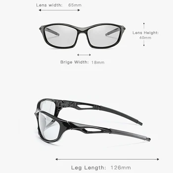 Vožnja Photochromic sončna Očala za Ribolov Camo Polarizirana Kameleon Barve sončna Očala za Ženske, Moške Gafas de sol masculino